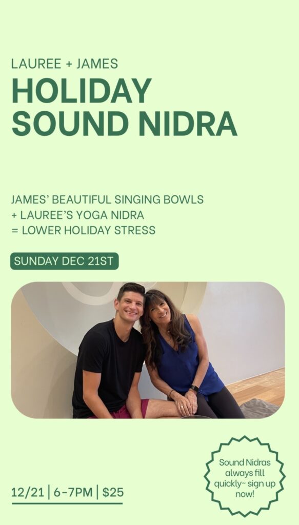 Holiday Sound Nidra with Lauree & James December 2025